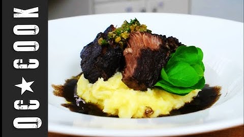 Briased Beef Short Ribs and Parsnip Puree | Orange County Cook