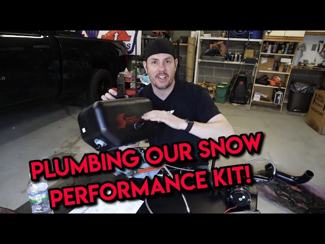 Methanol Injection Plumbing, Setting Up Our Snow Performance Kit!