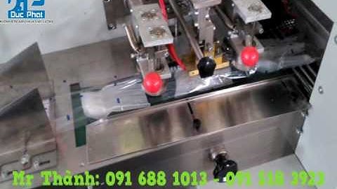 Giới thiệu máy đóng gói thìa nhựa nhiều cái tự động
