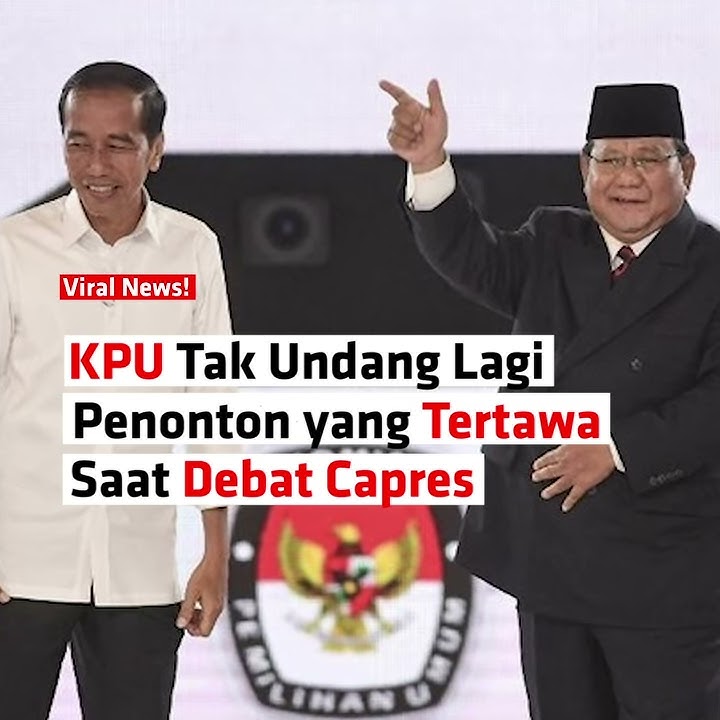 Download lagu KPU Tak Undang Lagi Penonton yang Tertawa Saat Debat Capres