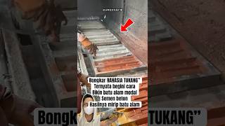 Download Lagu Ternyata Begini Cara Bikin Batu Alam Palsu yang Mirip Asli! #short #viralvideo MP3