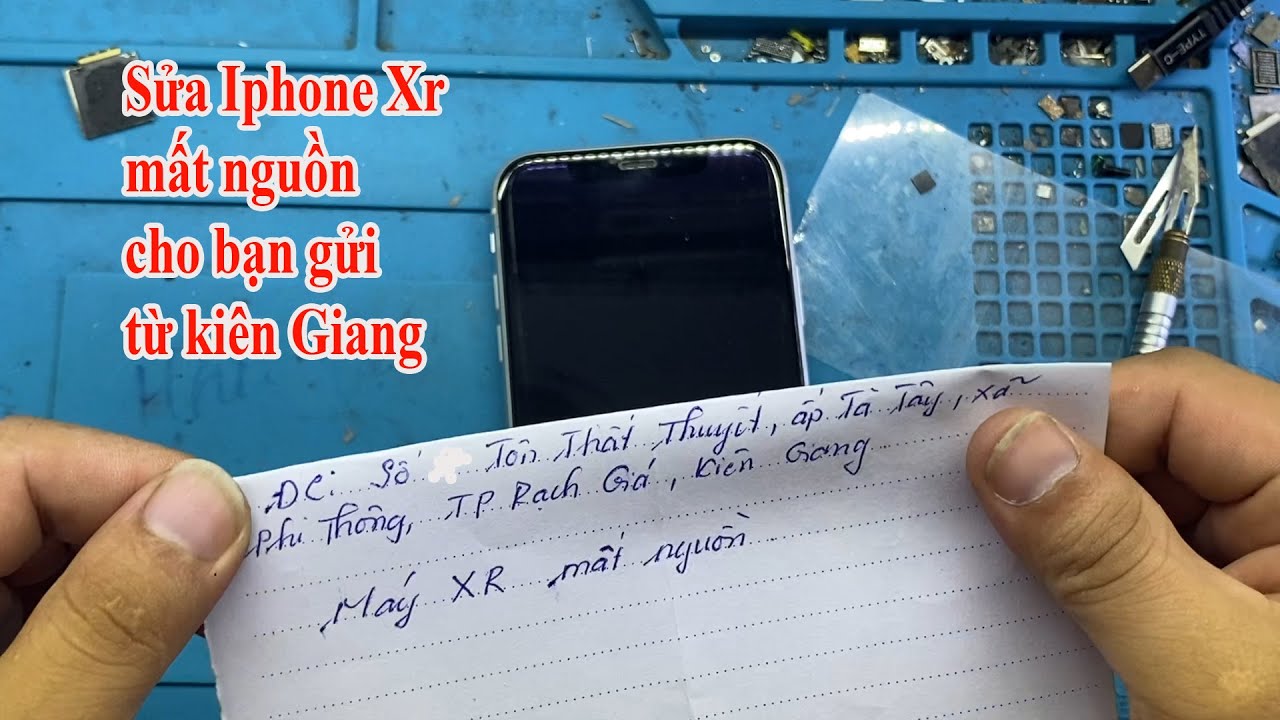 Restore Iphone Xr No Power For Fan  / Sửa Xr mất nguồn cho bạn  gửi  từ Kiên Giang