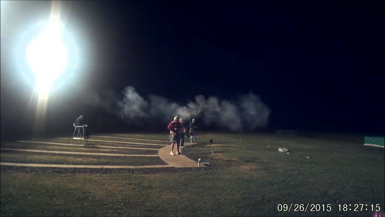 Trap shooting at night YouTube