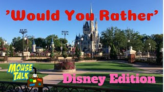'would you' rather' tag video!! disney edition!!! tough questions??