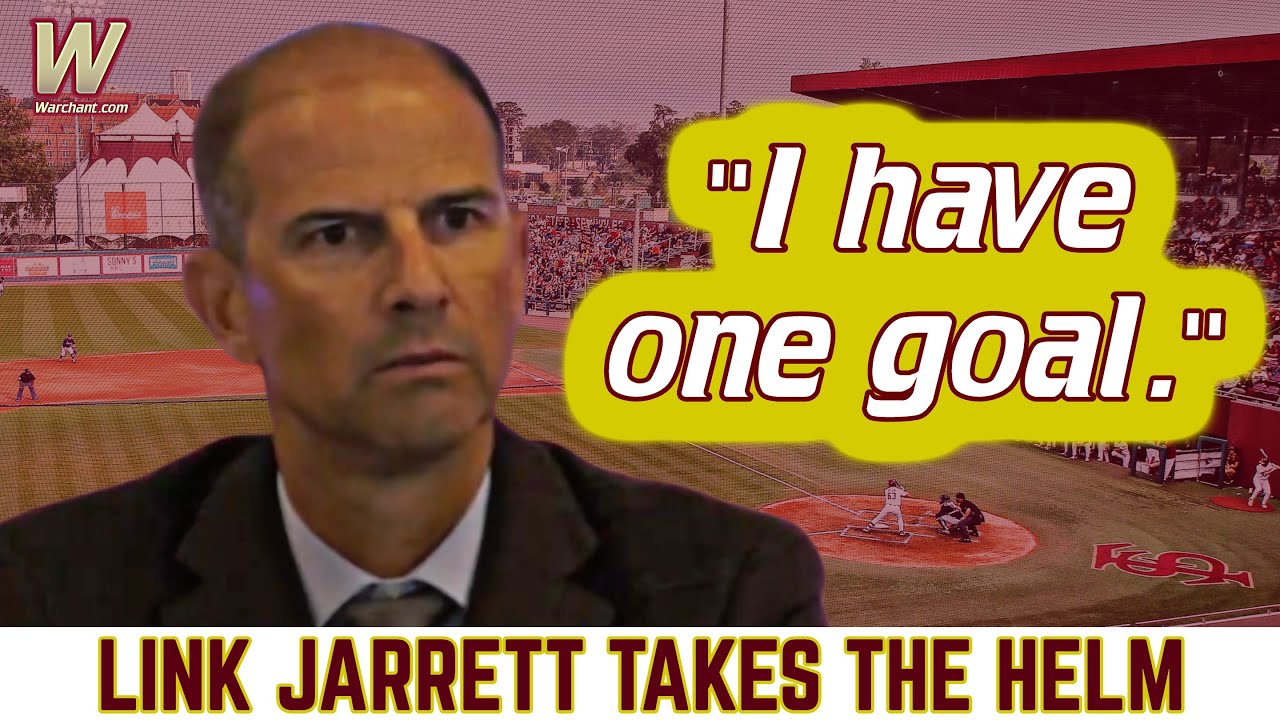 FSU introductory press conference for new baseball head coach Link Jarrett | Warchant TV