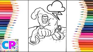 Big Hulk Coloring and Drawing Pages,Hulk Puzzle,Hulk Superhero Coloring Pages,Strong Hulk Drawing screenshot 2
