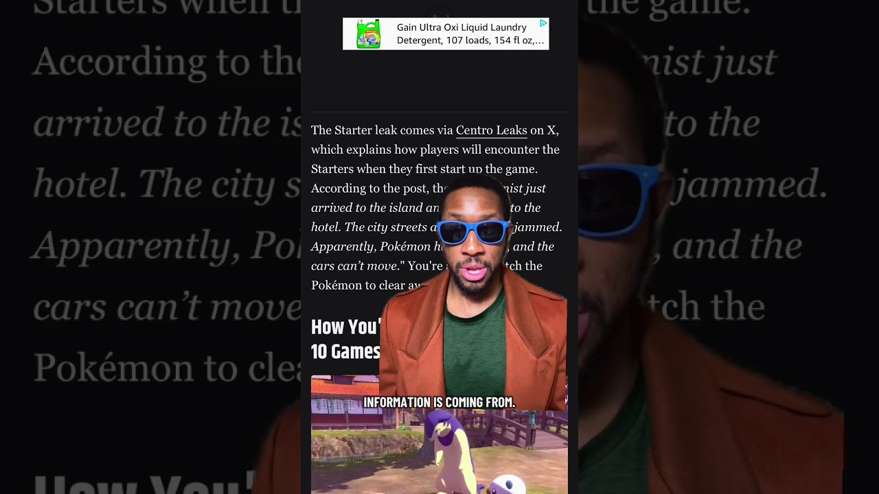 🚨POKEMON GEN 10 STARTER LEAK LEAVES FANS COMPLETELY BAFFLED🚨 