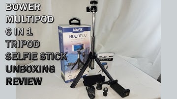 Bower Multi Pod 6 In 1 Tripod Selfie Stick Unboxing And Review