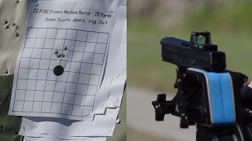 Primary Machine CZ P-10C Barrel Ransom Rest Testing