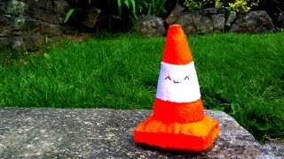 How to Make a Kawaii Traffic Cone Plushie