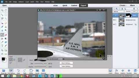 blur background in photoshop elements 13