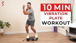 10 Minute Vibration Platform Beginner Workout | Core & Lower Body Basics