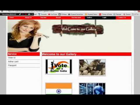 Online Election voting system