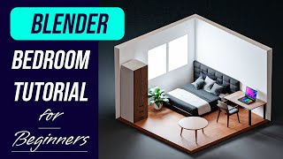 Blender Isometric bedroom - Create a Isometric Bedroom in 12 Minutes in Blender 3.0