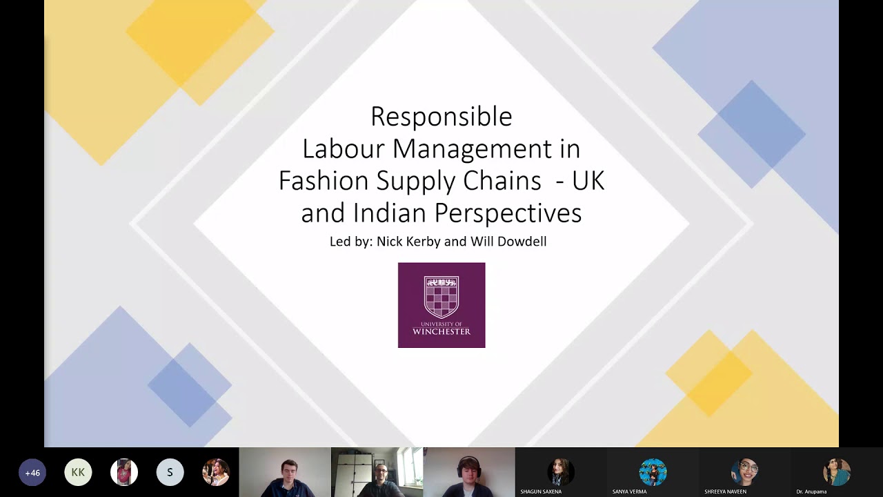 Responsible Labour management in fashion supply chains UK and Indian perspectives