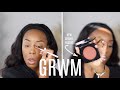 1HR GRWM (literally lol) WHILE TRYING *NEW MAKEUP* | RARE BEAUTY+CHANEL+FENTY+ MORE! | Andrea Renee