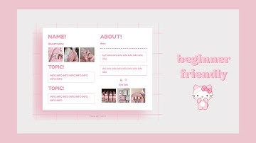 beginner-friendly easy pink themed carrd [aesthetic] tutorial