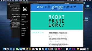 robotfw setup openBrowser MAC