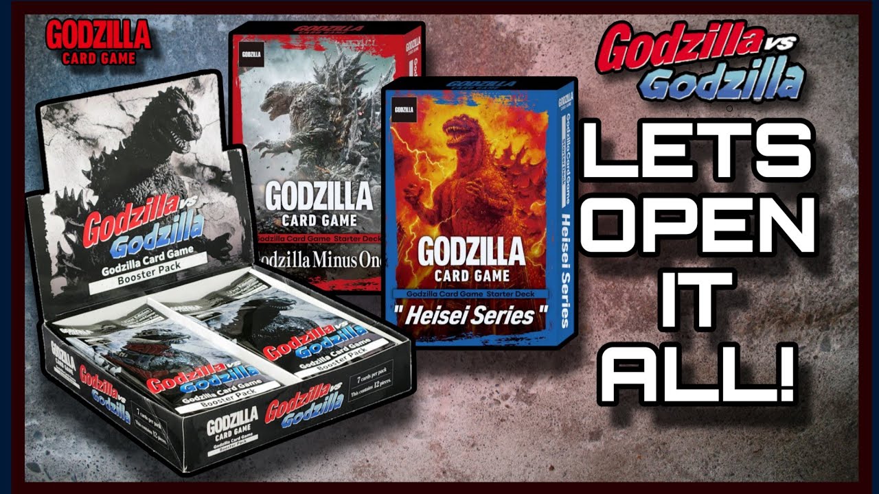 Lets Open EVERYTHING The Godzilla Card Game Has To Offer