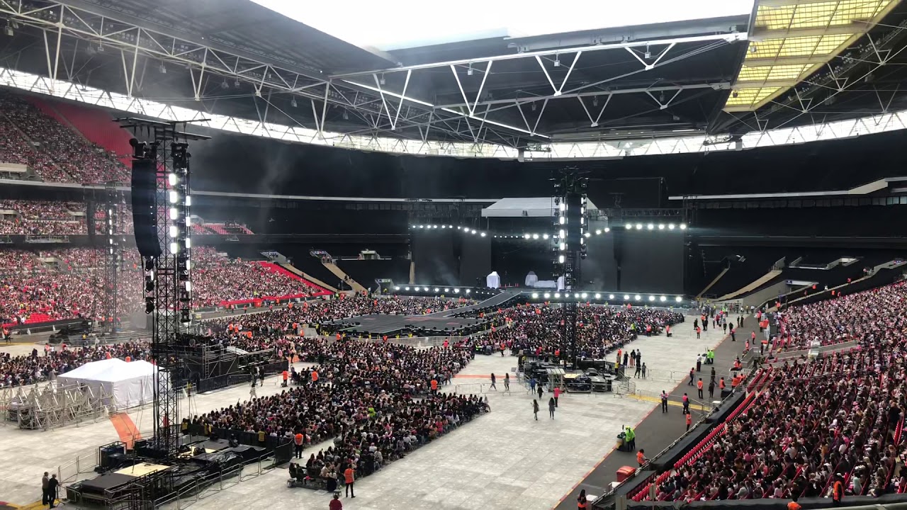 20190601 BTS (방탄소년단) - PRE-CONCERT FAKE LOVE FANCHANTS - SPEAK YOURSELF WEMBLEY STADIUM LONDON