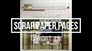 Scrap Paper Pages // Layout #5