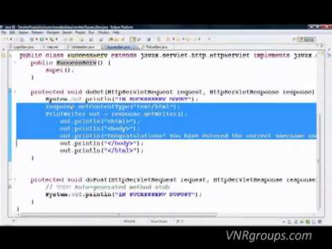 Java Servlets (J2EE) Programming Tutorial - Creating Login Page - YouTube
