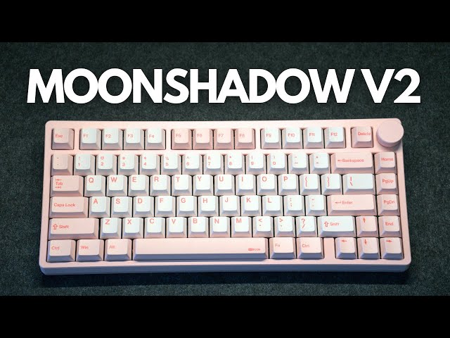 This cute keyboard sounds so CREAMY | KiiBOOM Moonshadow V2