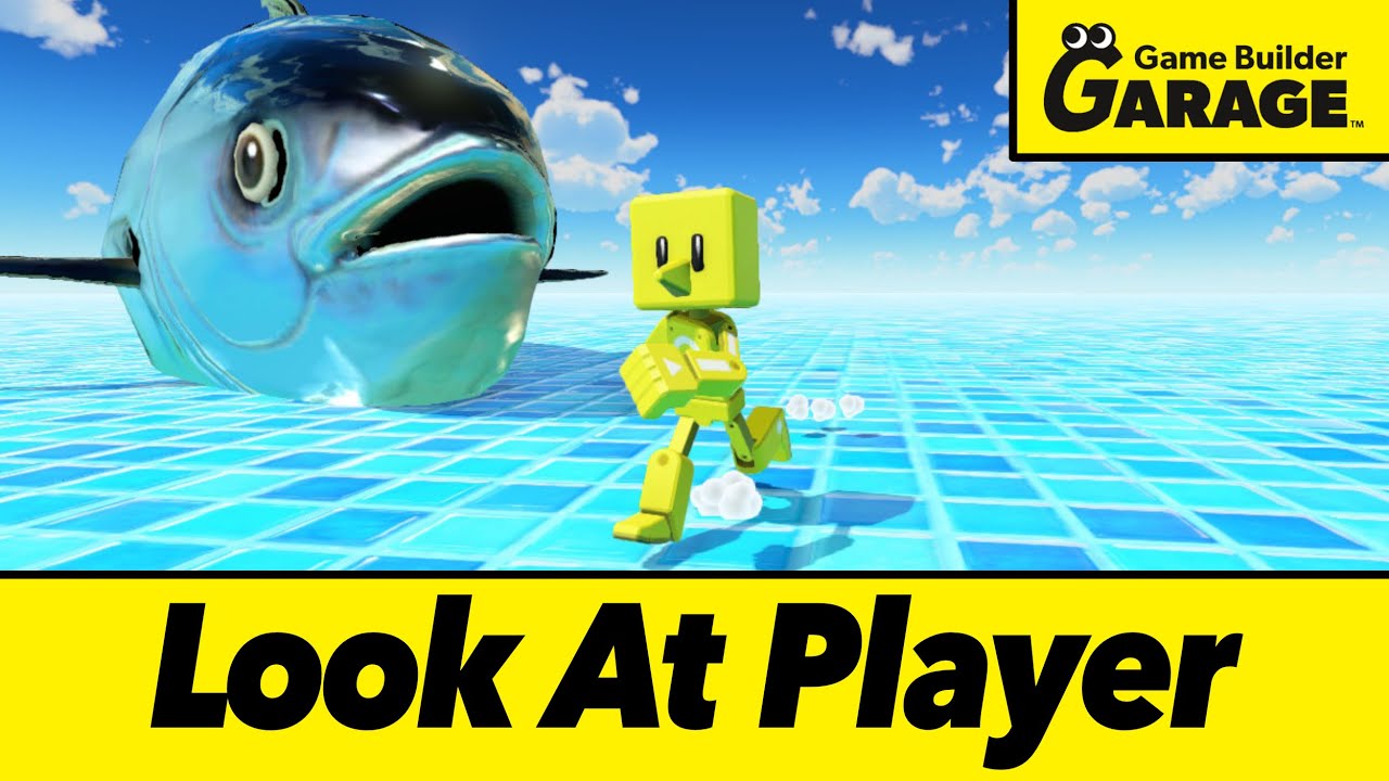 How to Make Objects Face The Player in Game Builder Garage (Tutorial)