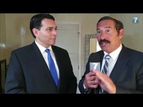 newspaper mockup Amb. Danny Danon at the 2019 Israel Day Concert