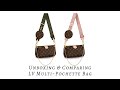 Louis Vuitton Multi Pochette Accessoires Rep Bags Unboxing & Comparing  + GG Black Rhyton Sneakers