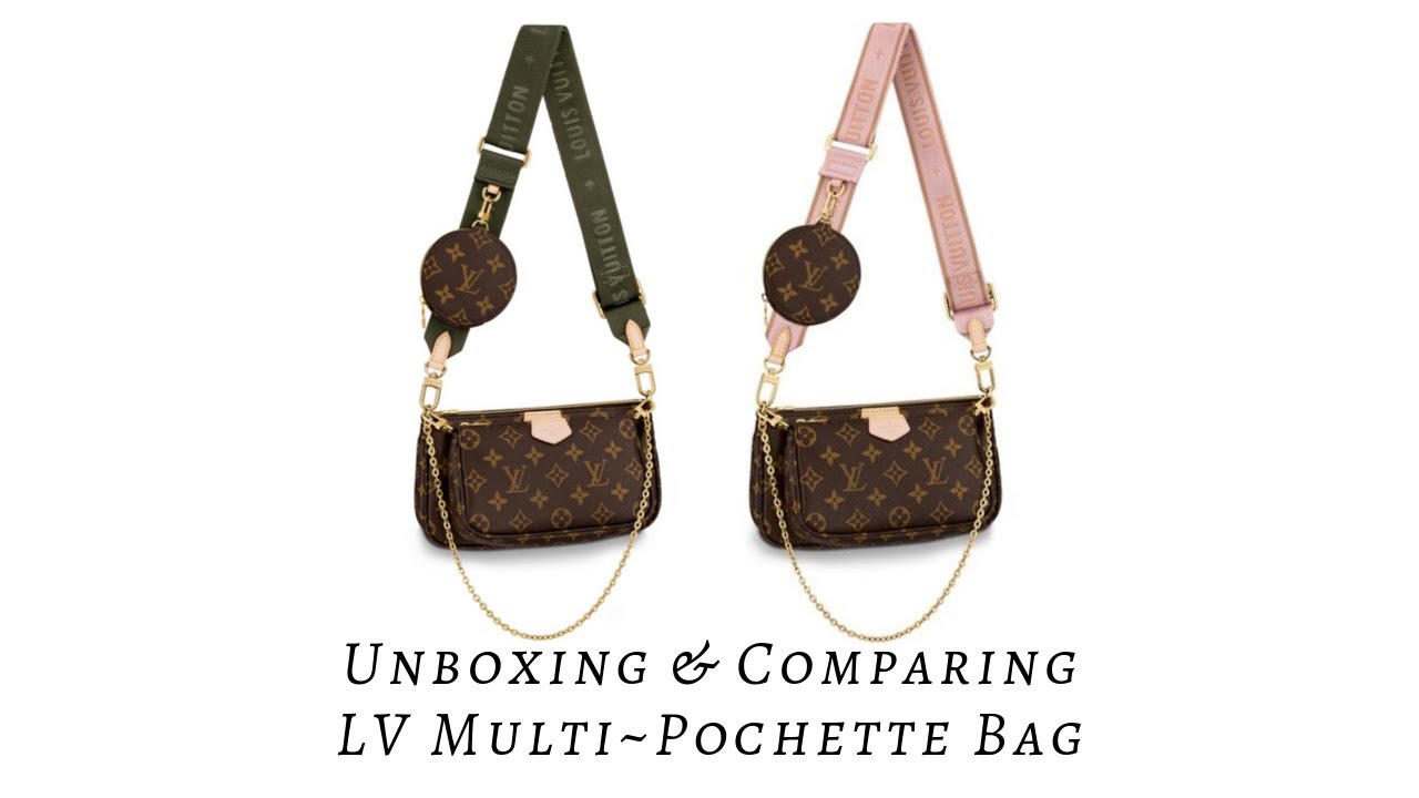 Unboxing & Comparing the LV Multi~Pochette Accessoires Bag + GG Black Rhyton Sneakers - YouTube