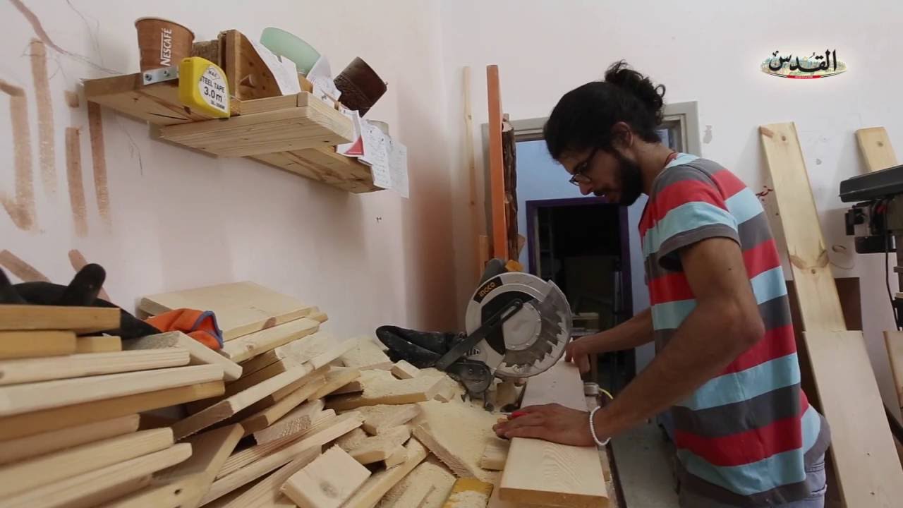 أفانين .. صناعة أثاث من ألواح الخشب - YouTube