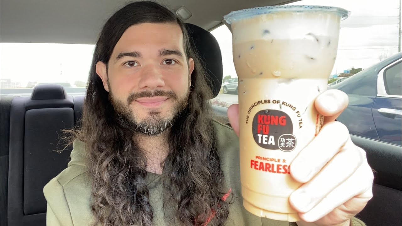 Kung Fu Tea NEW Toffee Thai Tea🧋Review! YouTube