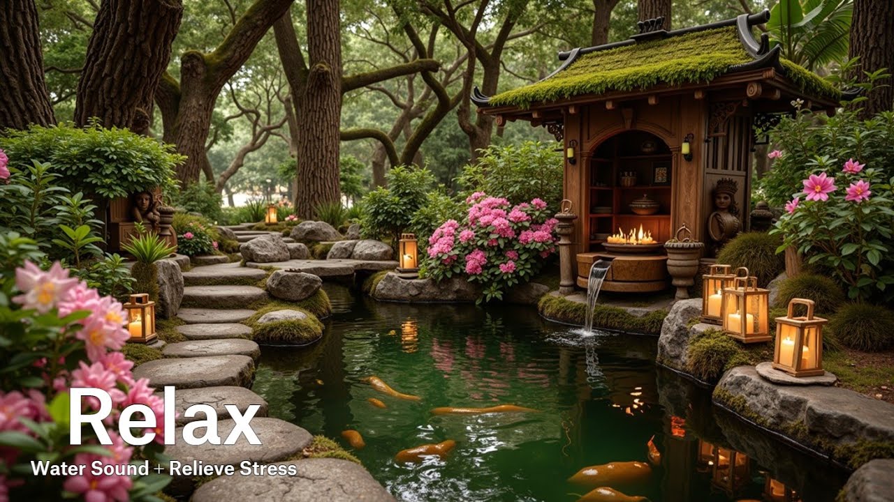 Healing Piano Music ~ Deep Relaxation & Stress Relief 🌿 Zen Garden ...