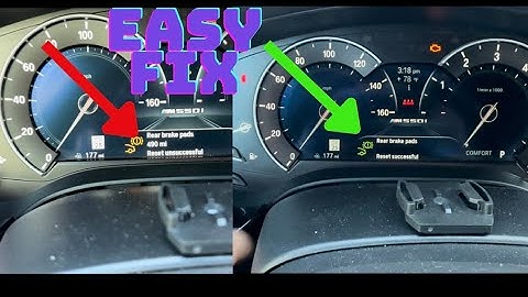 BMW Brake pad reset “unsuccessful” GUARANTEED FIX!