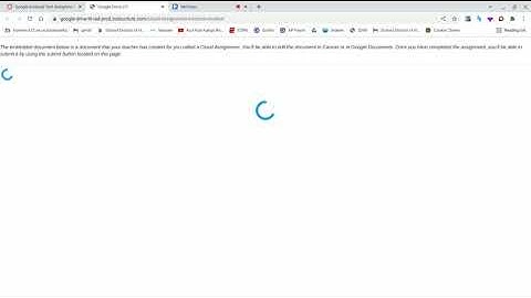 Google Drive Cloud Assignment Canvas 2022