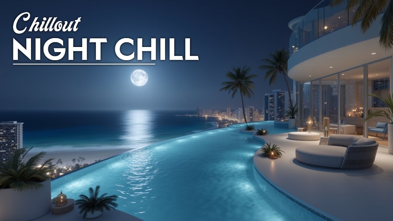 Роскошная ночная лаунж-музыка с глубокими вибрациями и видом на океан