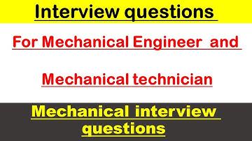 Mechanical interview questions and Answers||MT with Ali Raza
