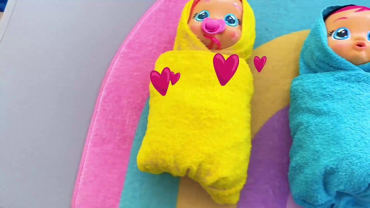 Alisa and Dad in stories about Summer activities in the pool with Cool Inflatable Toys