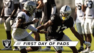 Raiders Increase Intensity for First Padded Practice of 2020 Training Camp | Las Vegas Raiders