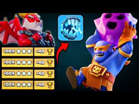 The Easiest TH18 3 Star Army Right Now? Super Bowlers + Angry Spell is realy insain