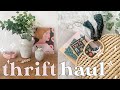 Massive thrift homeware haul ✨ Pinterest inspired home decor on a budget!