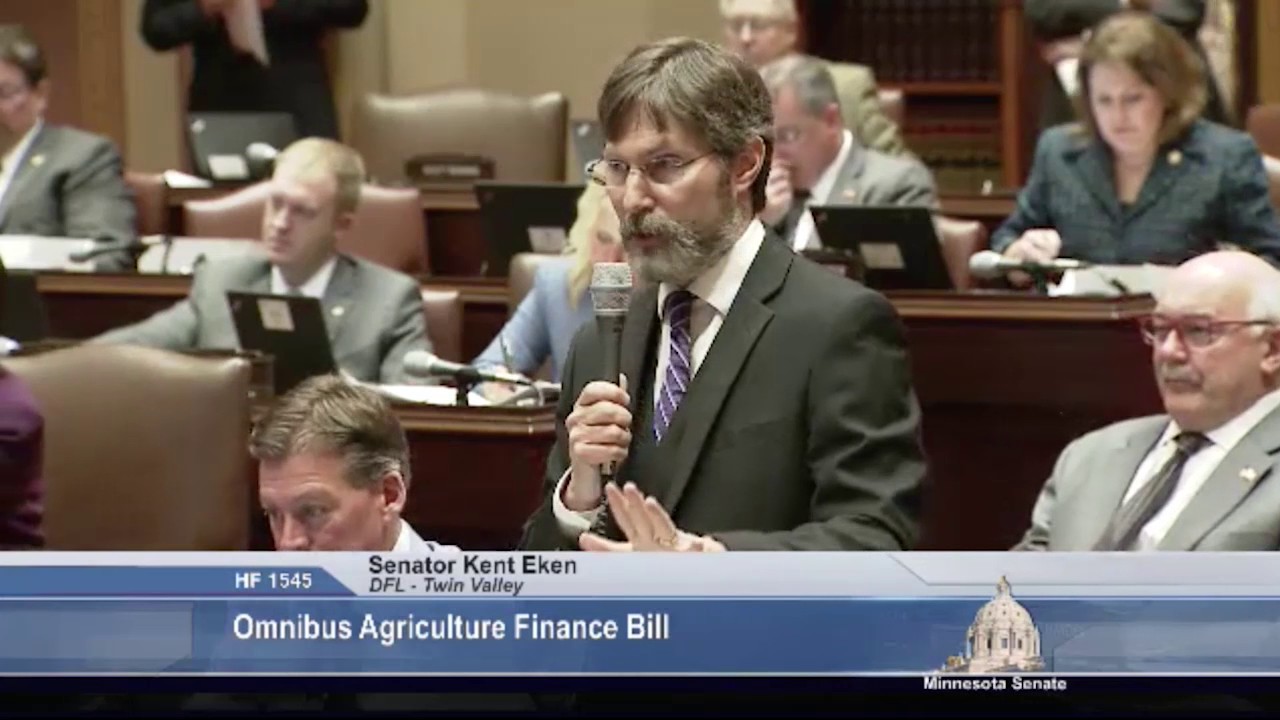 Senator Kent Eken on the Agriculture Funding Bill