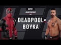 Deadpool vs. Yuri Boyka (EA Sports UFC 3) - CPU vs. CPU - Crazy UFC 👊🤪