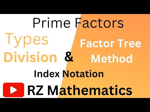 Prime Factor Division & Factor Tree Method | Index Notation - YouTube