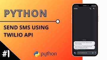 #1 Send SMS in Python using Twilio API [EN-India]