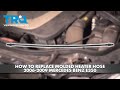 How to Replace Molded Heater Hose 2006-2009 Mercedes E350