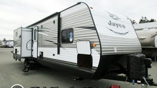 (Sold) HaylettRV.com - 2016 Jayco Jay Flight 33RBTS Bunkhouse Outside Kitchen Travel Trailer