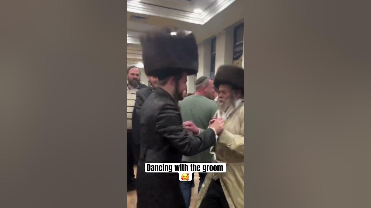 Dancing with the groom🥰 #shabbat #shalom #rabbi