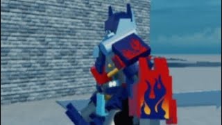 roblox transformers optimus prime transform screenshot 4